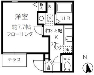 クレール国分寺の物件間取画像